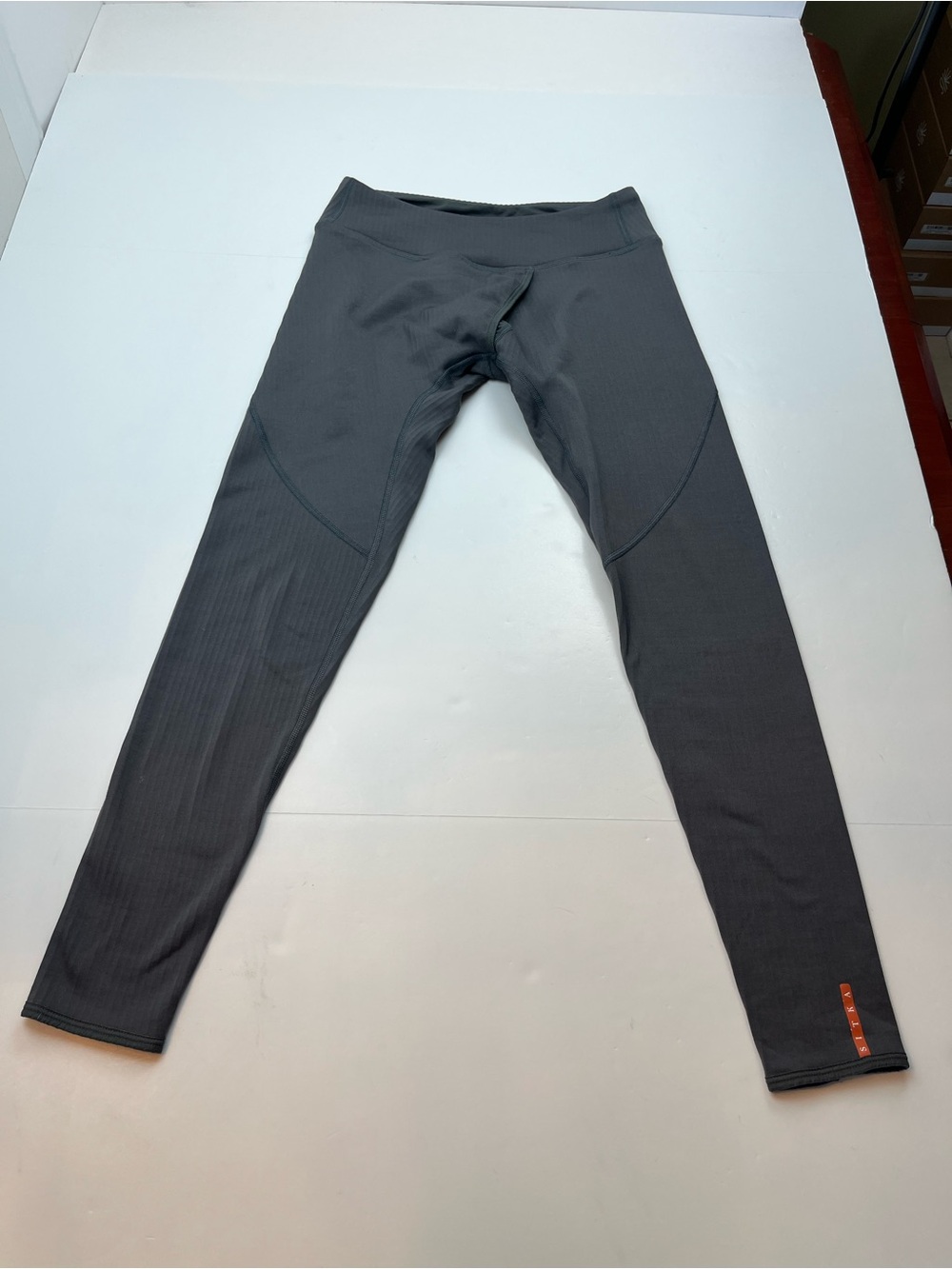 Sitka Womens Heavyweight Bottoms Dark Gray Active Leggings Small Outdoor Hunting